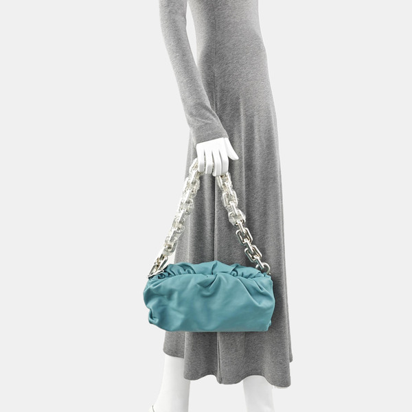 The Pouch Mini Calfskin Blue