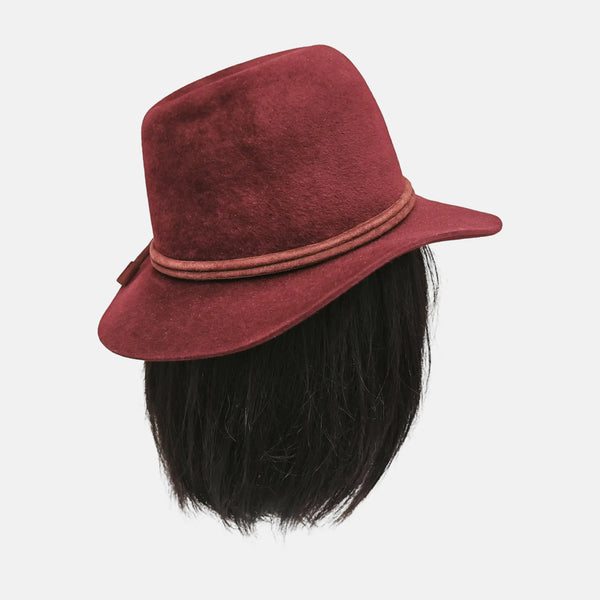 Red Rabbit Fur Hat