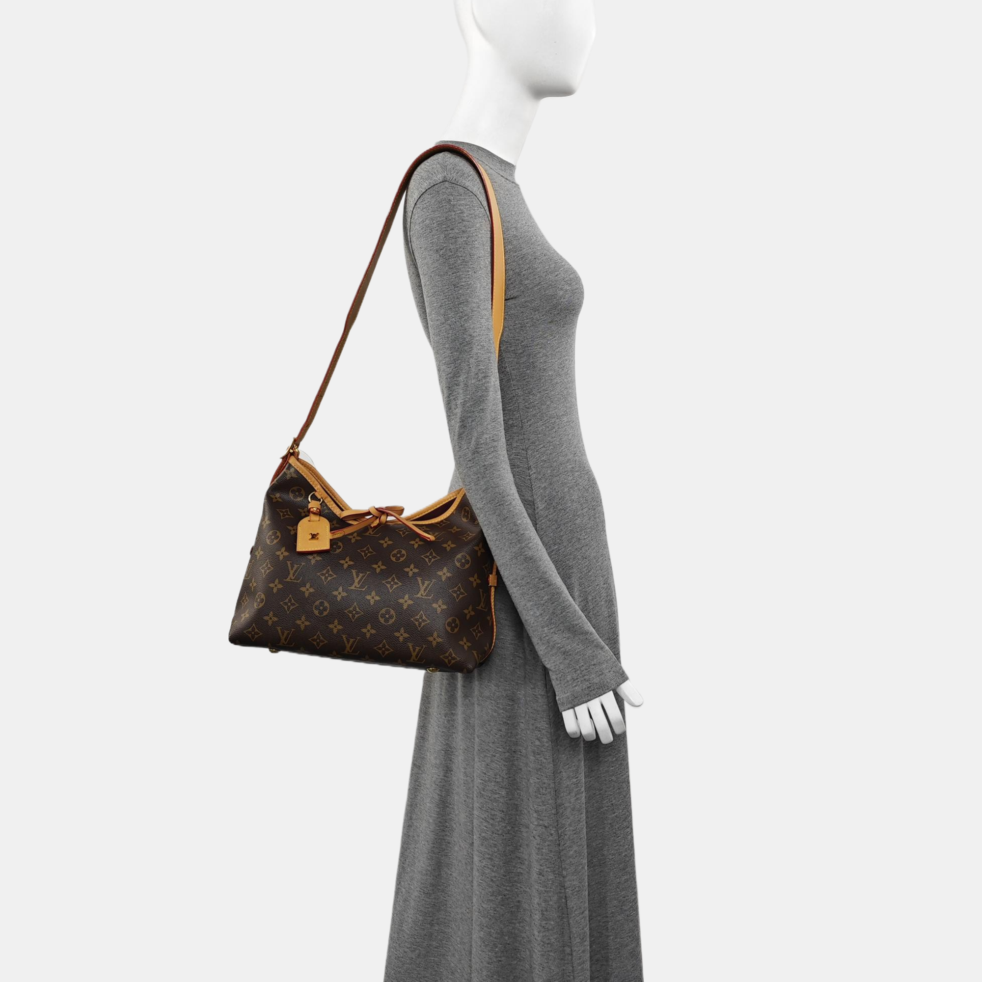 CARRYALL PM Monogram Coated Canvas Brown