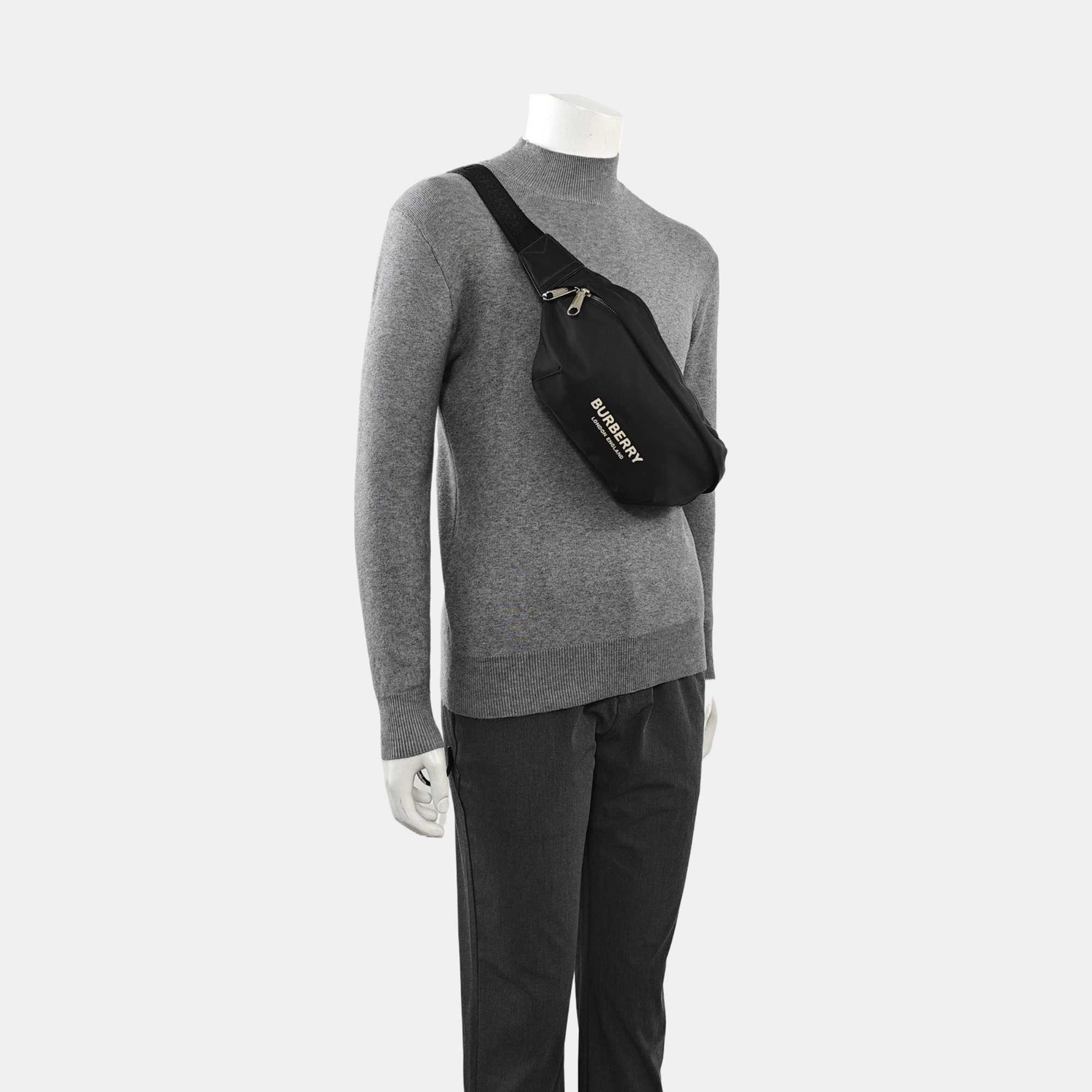 Nylon Belt Bag Black