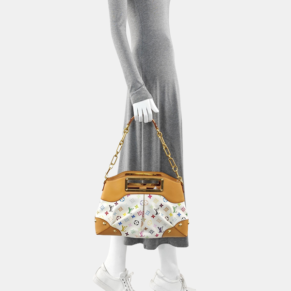 LV × TM JUDY MM Monogram Coated Canvas White