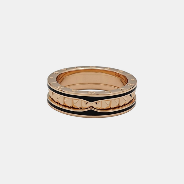 B.ZERO1 18k Rose Gold Ring EU 64
