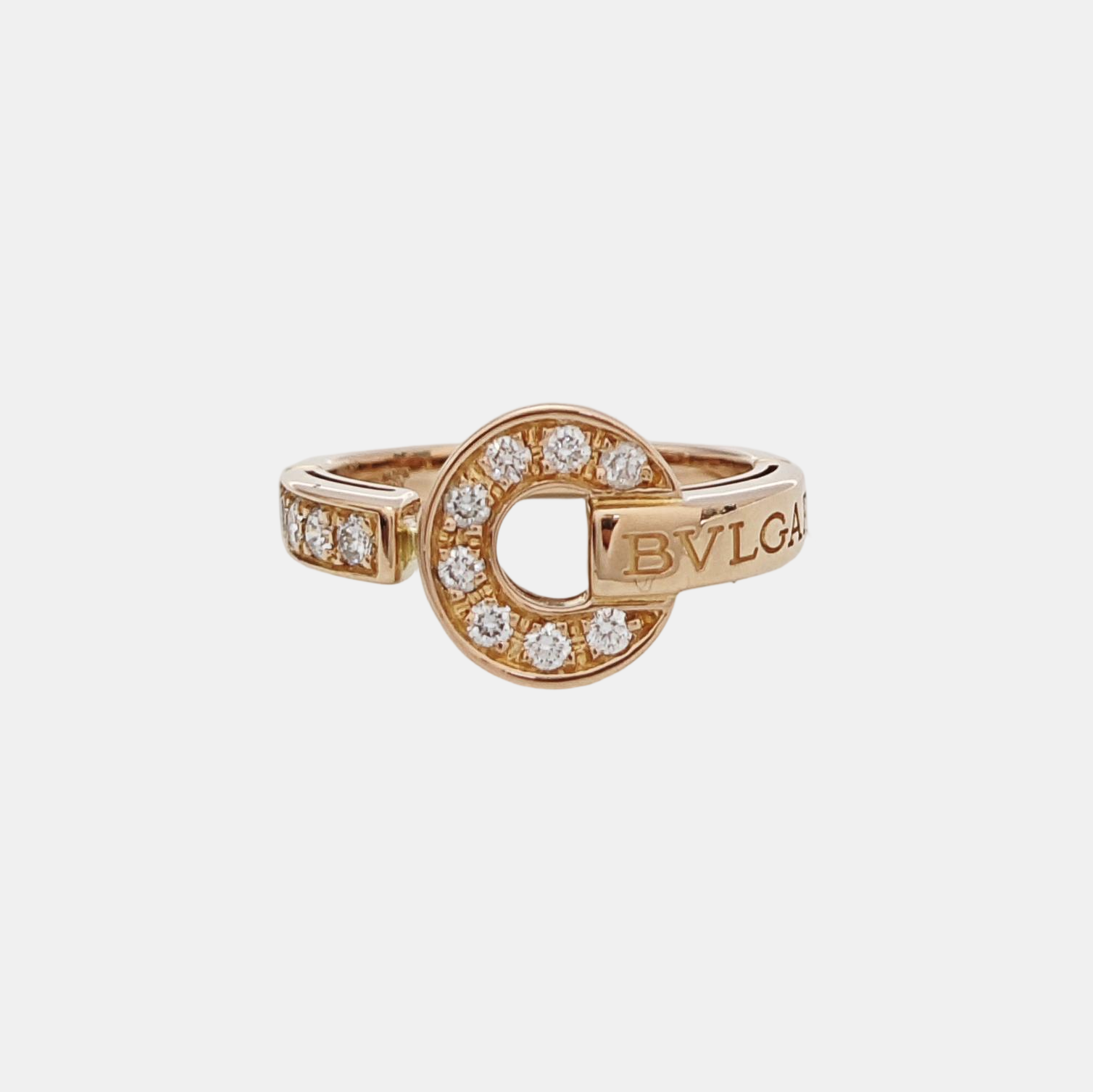 BVLGARI BVLGARI 18k Rose Gold Ring EU 51