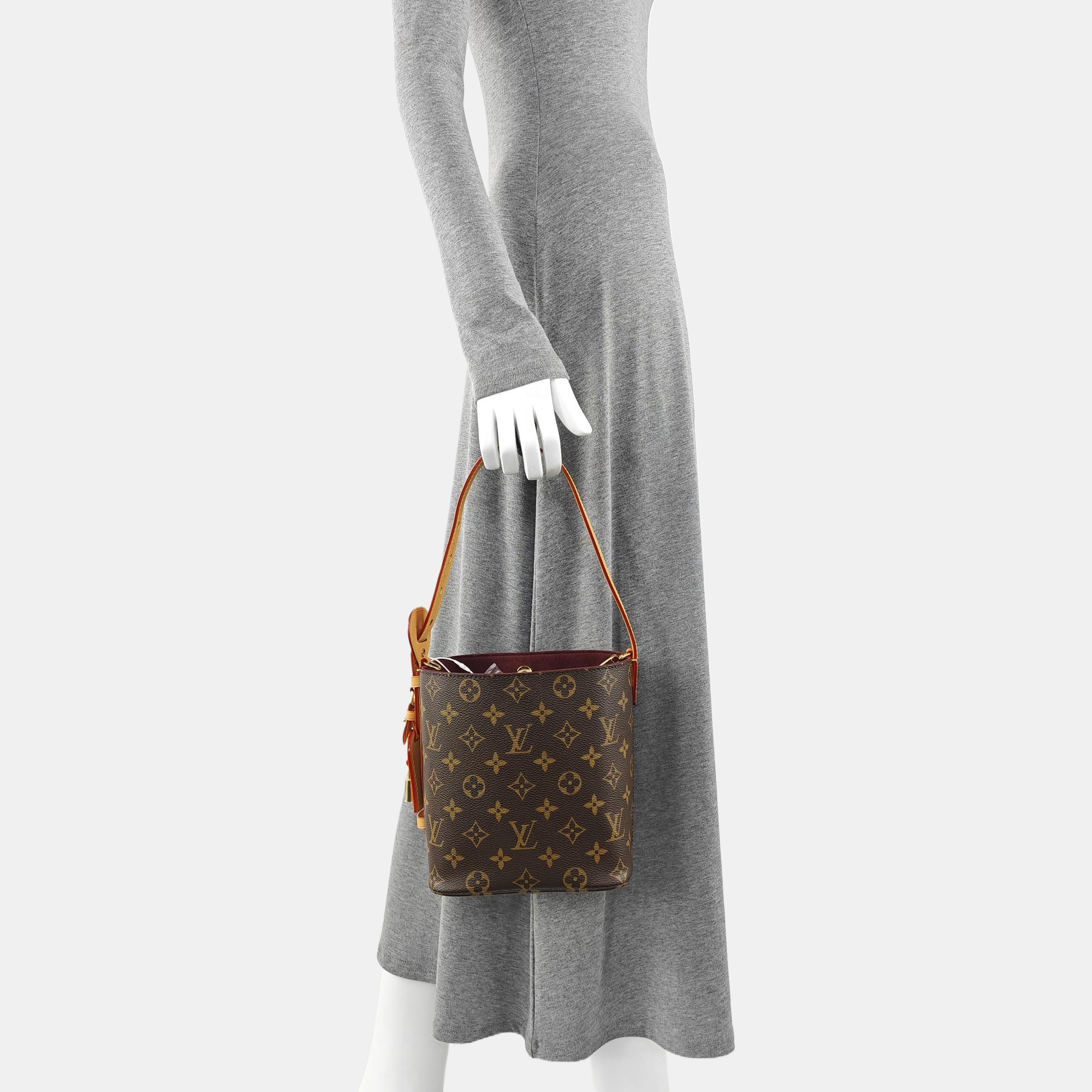 ALL IN Monogram Coated Canvas Brown