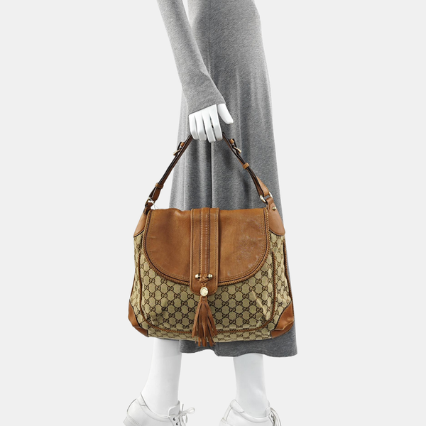 Marrakech Monogram Canvas Beige