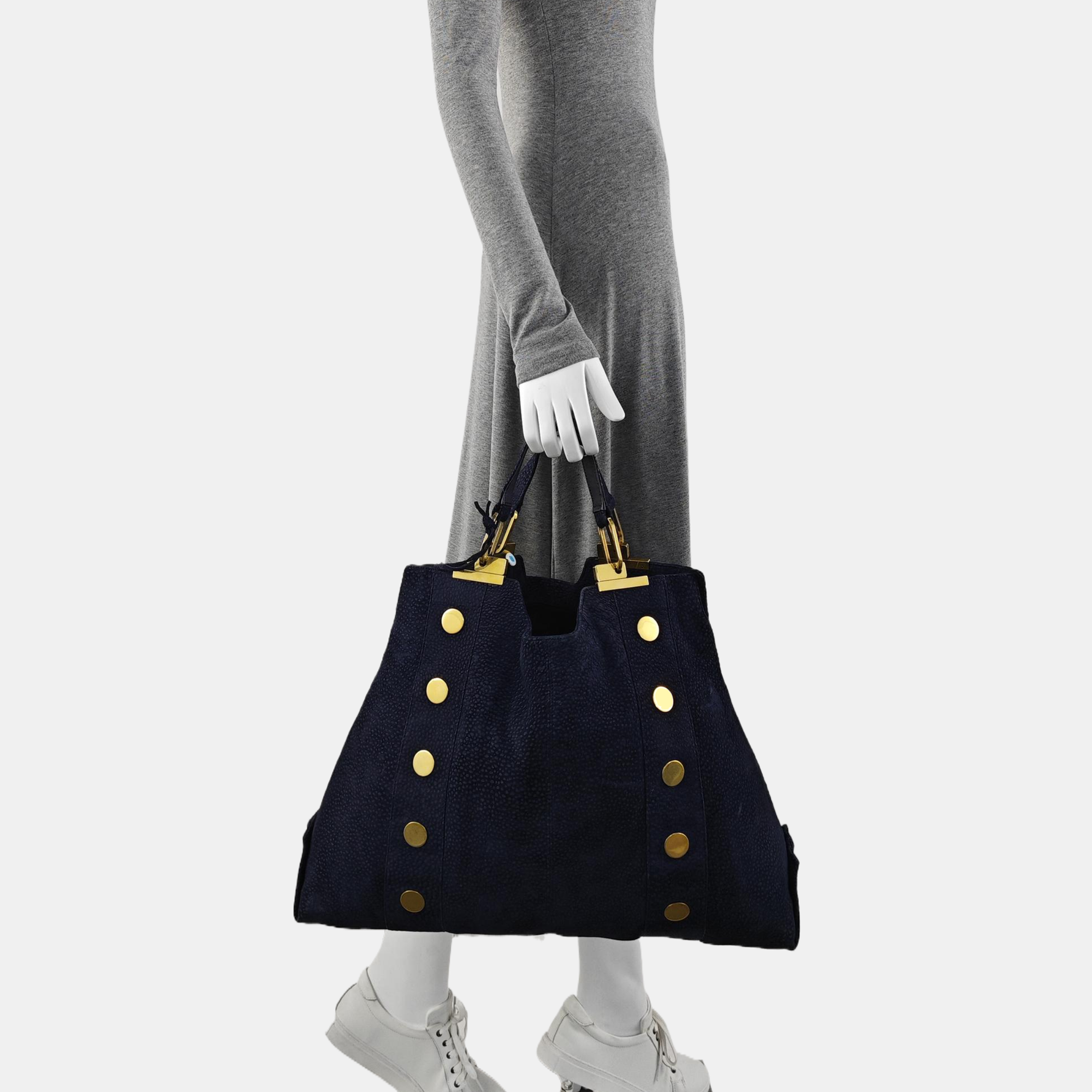 Fabric Tote Bag Blue
