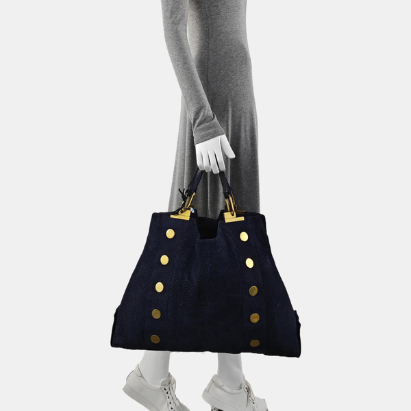 Fabric Tote Bag Blue