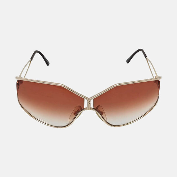 Metal Sunglasses Brown