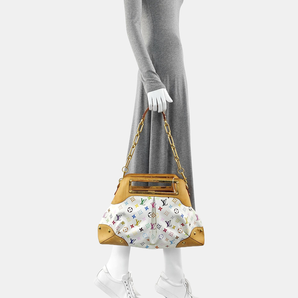 LV × TM JUDY Monogram Coated Canvas White