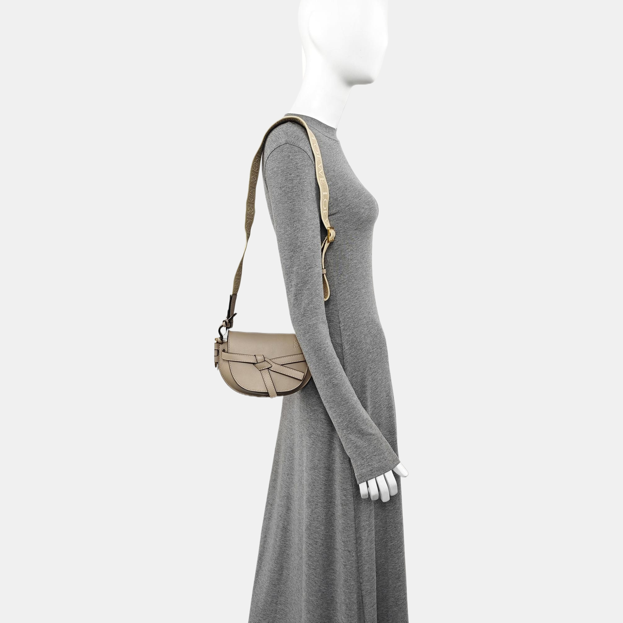 Gate Mini Calfskin Beige
