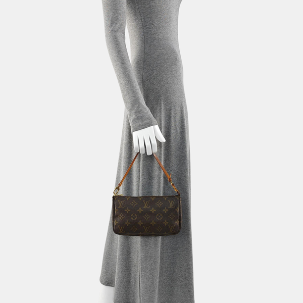 ACCESSOIRES Monogram Coated Canvas Brown