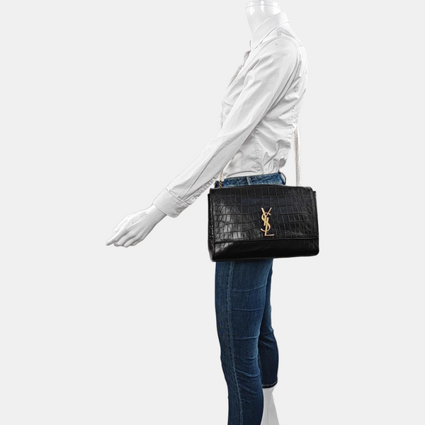 KATE Large Calfskin Black