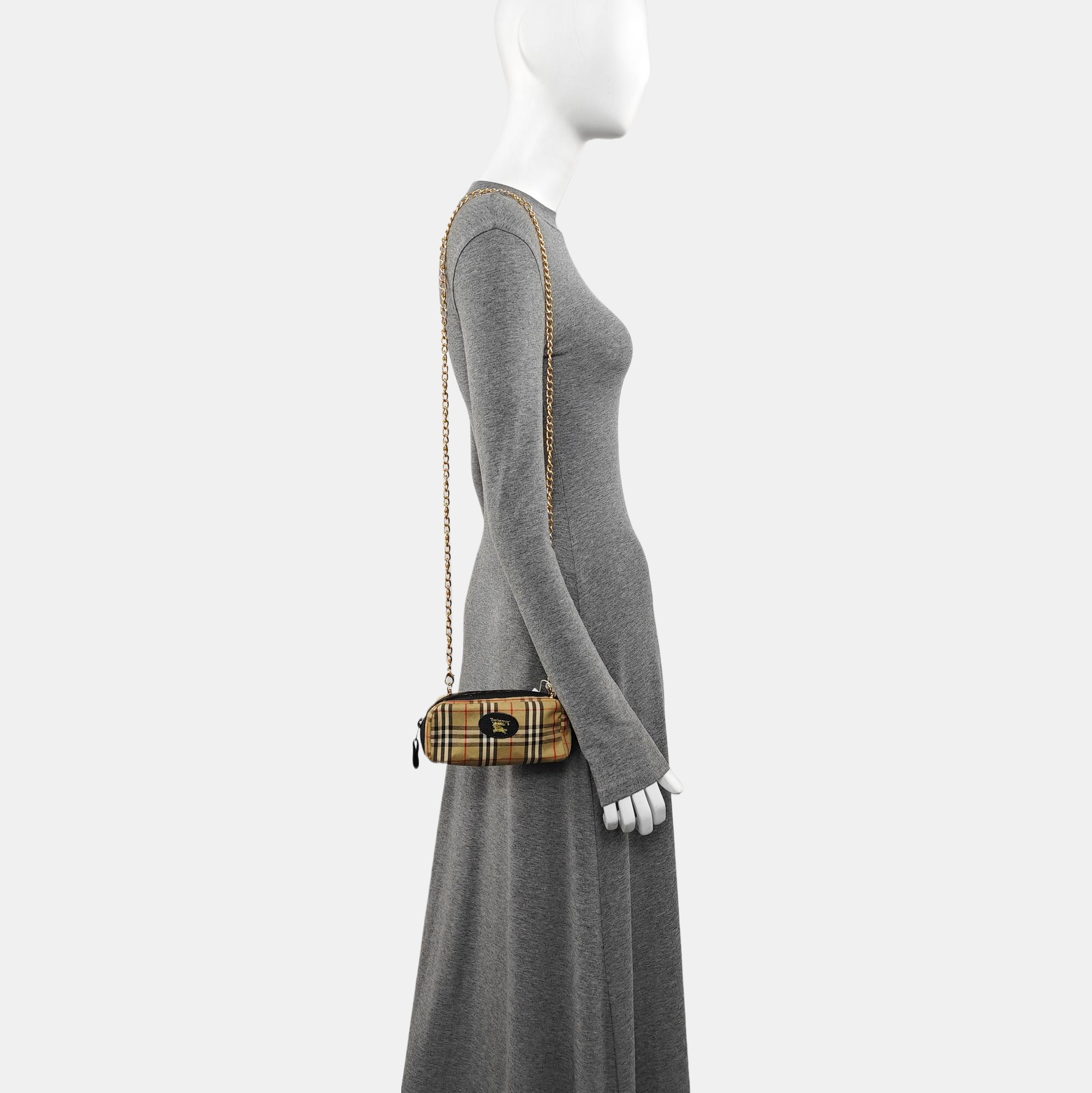 Canvas Shoulder Bag Brown