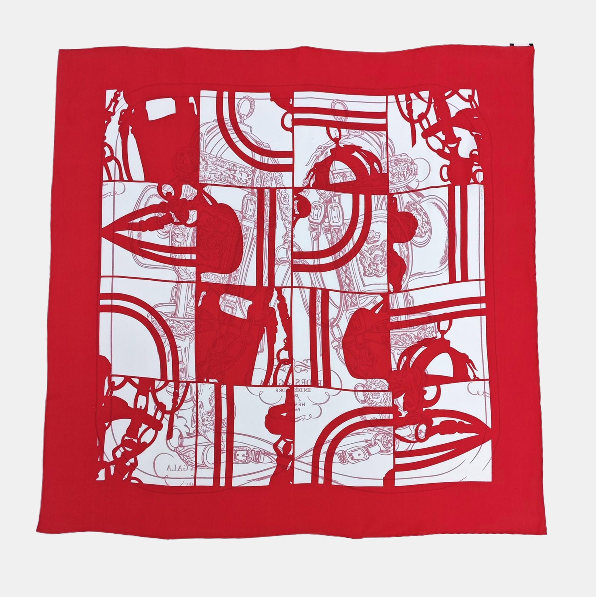 Mulberry Silk Silk Scarf Red
