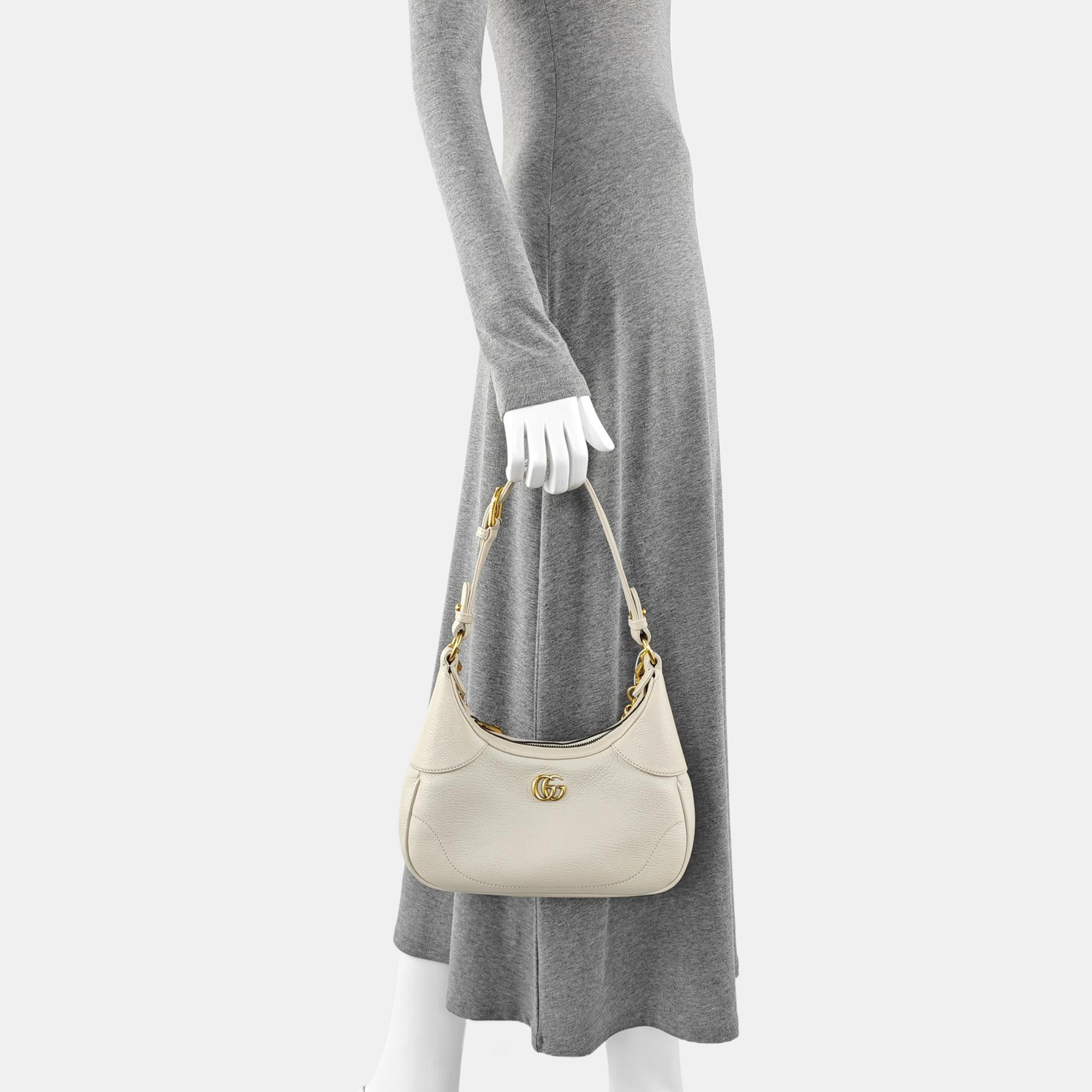 Aphrodite Small Calfskin White