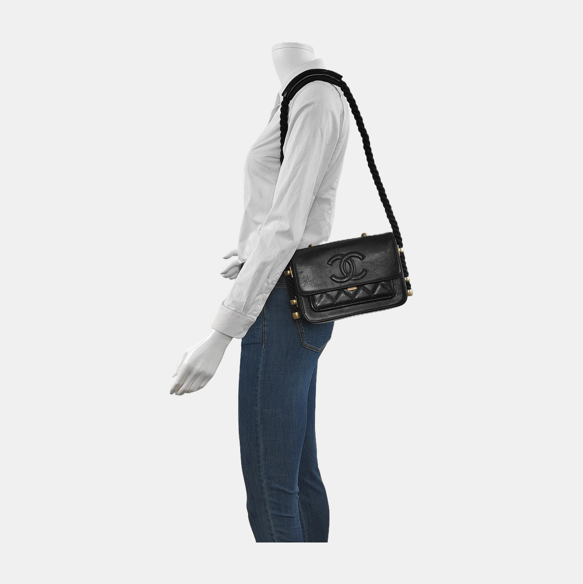 EN VOGUE Quilted Lambskin Black