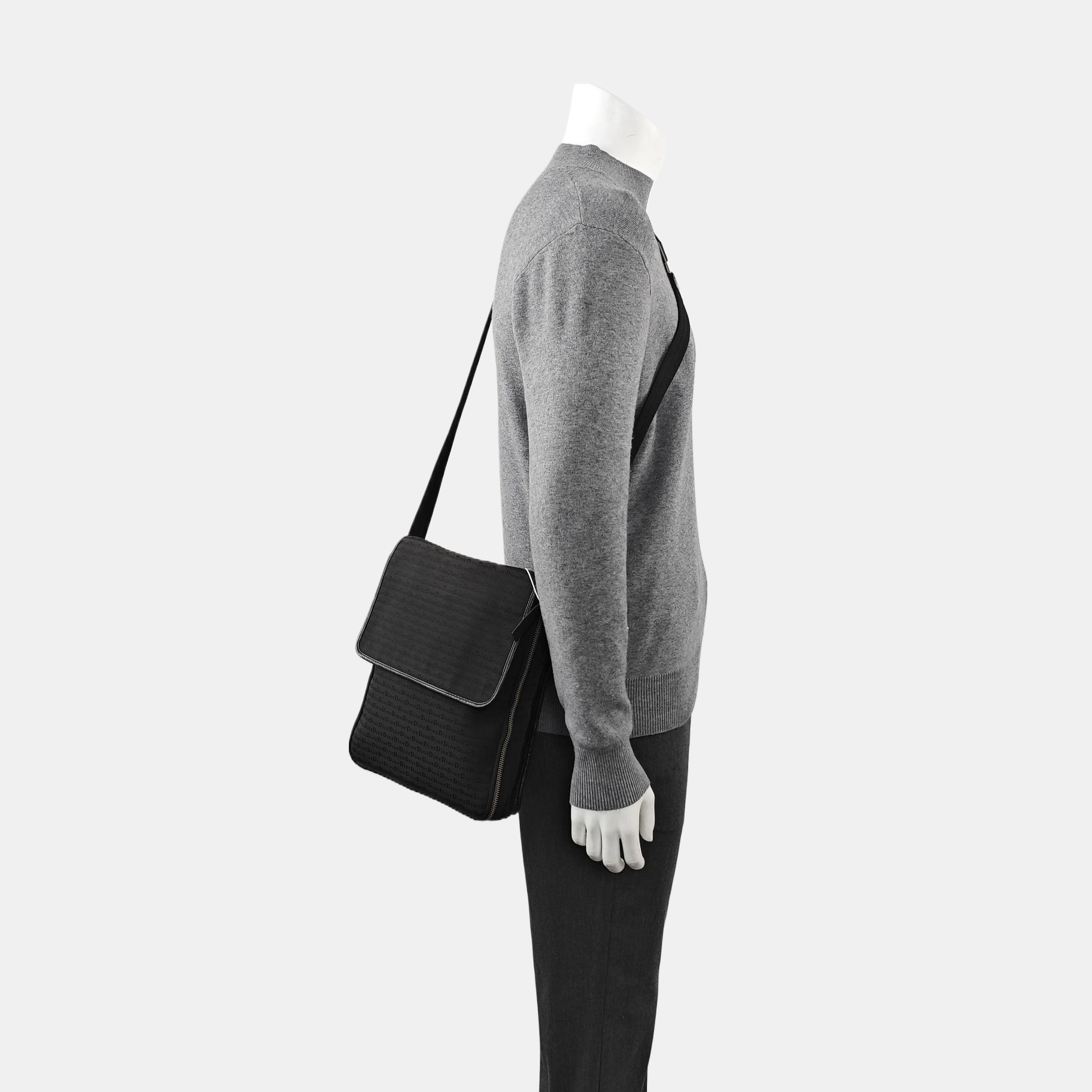Canvas Shoulder Bag Black