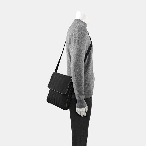 Canvas Shoulder Bag Black