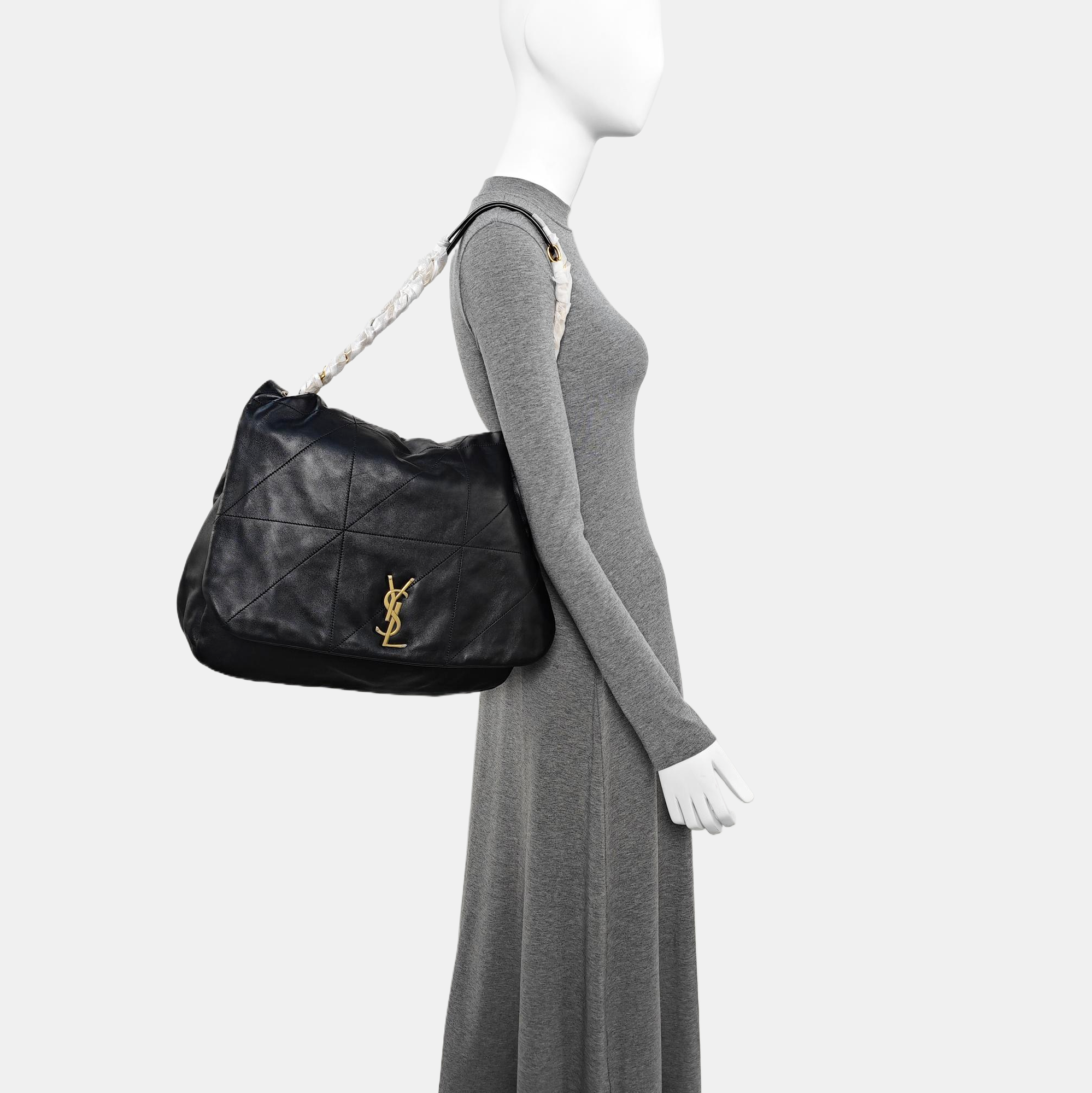 JAMIE 4.3 Quilted Lambskin Black