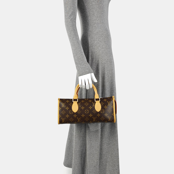 POPINCOURT Monogram Coated Canvas Brown