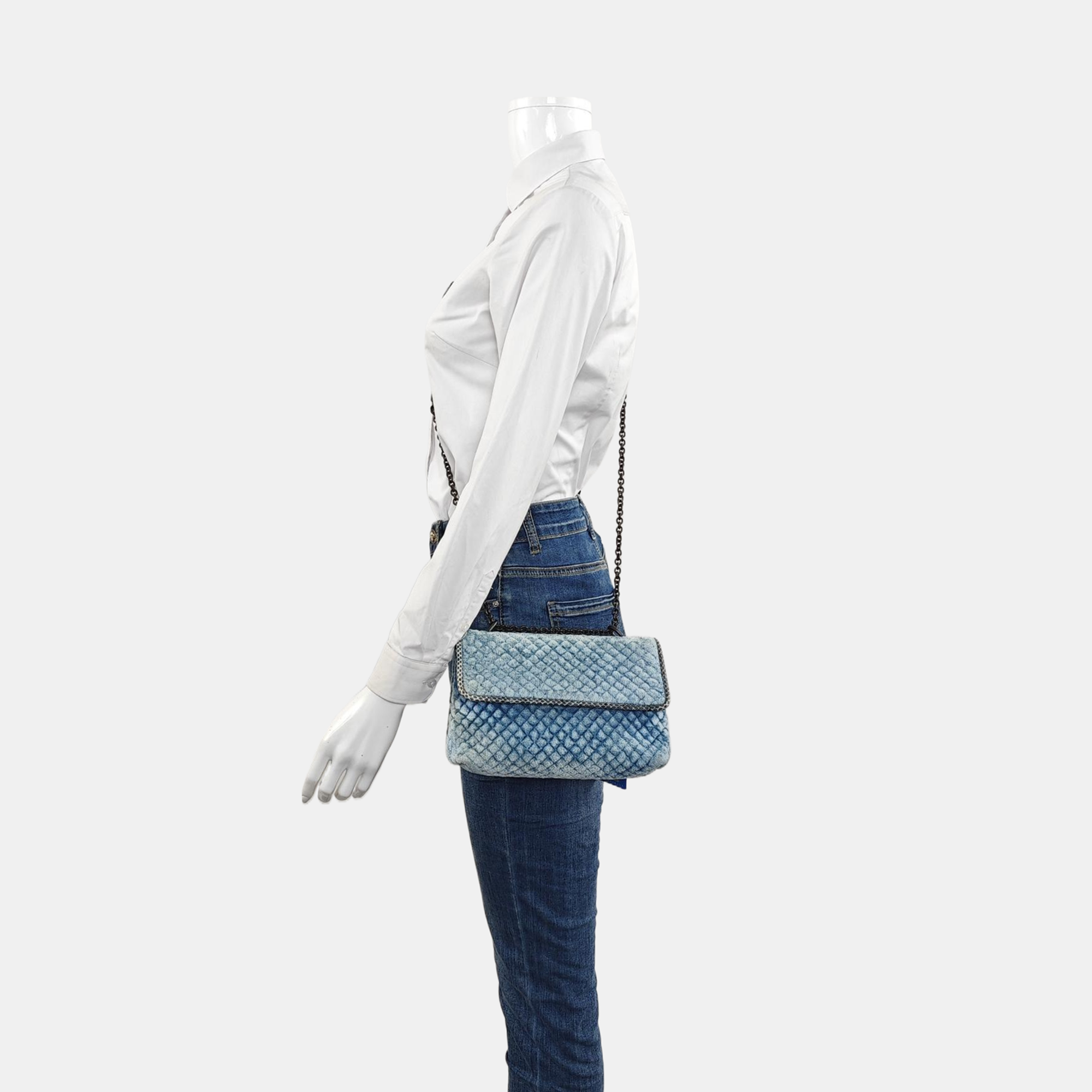 Quilted Velvet Blue