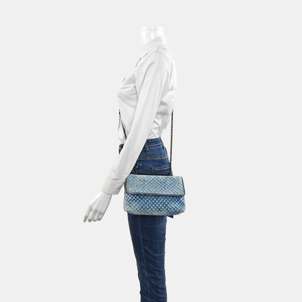 Quilted Velvet Blue