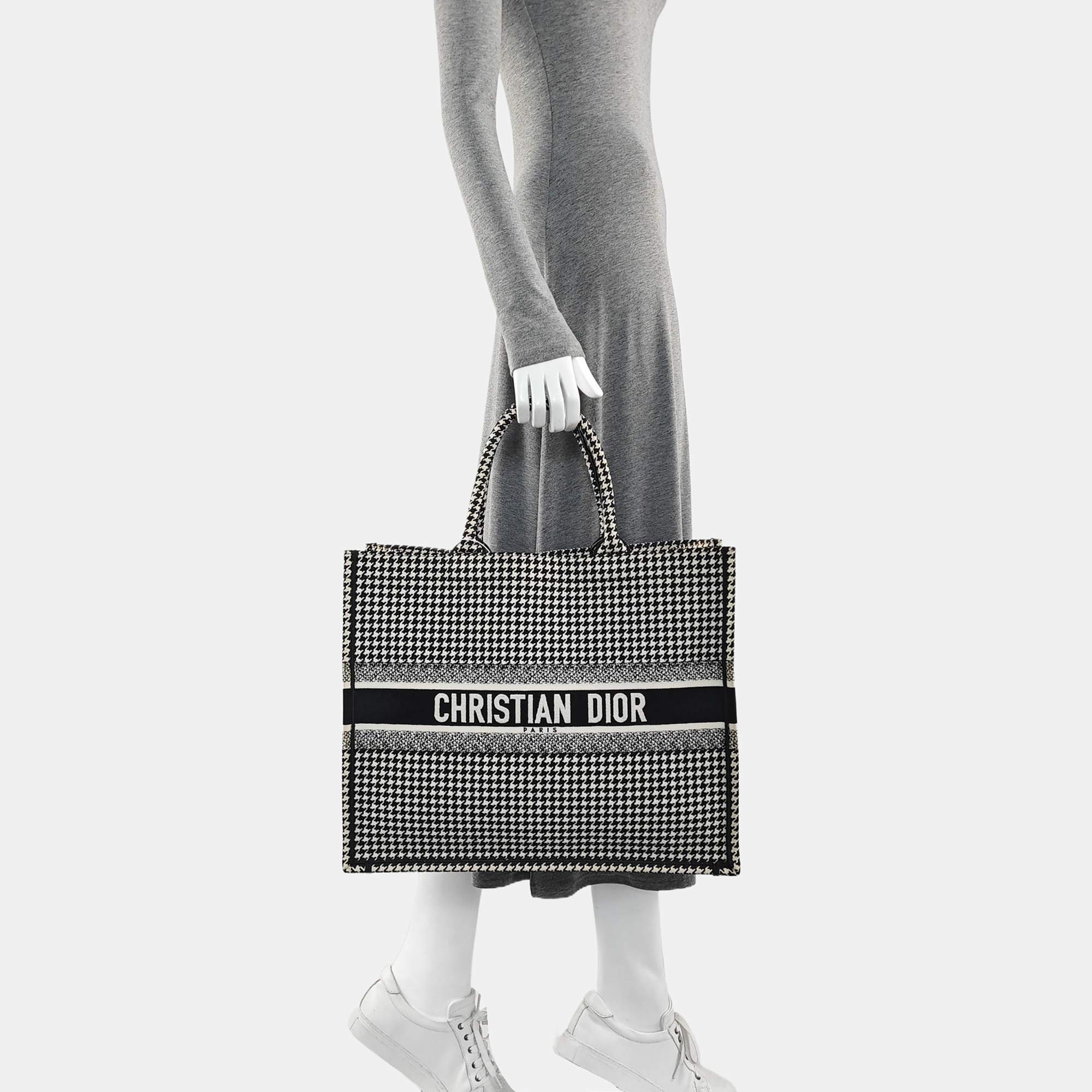 Book Tote Large Canvas Black