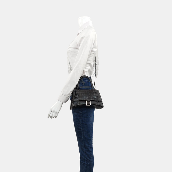 Hourglass S Calfskin Gray