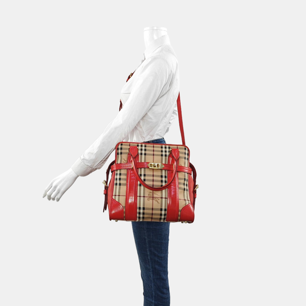 Minford Small Coated Canvas Beige