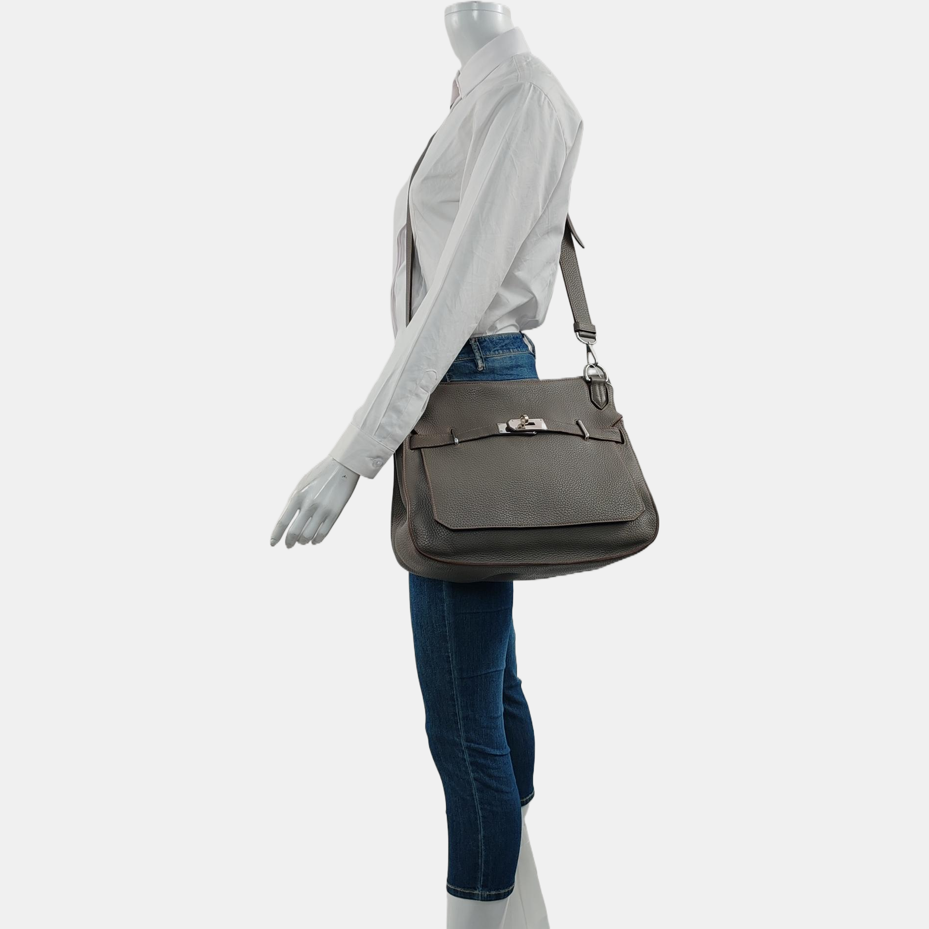 Authenticated pre-owned  Jypsiere 34 Clemence Gray - Shoulder Bag at Looply
