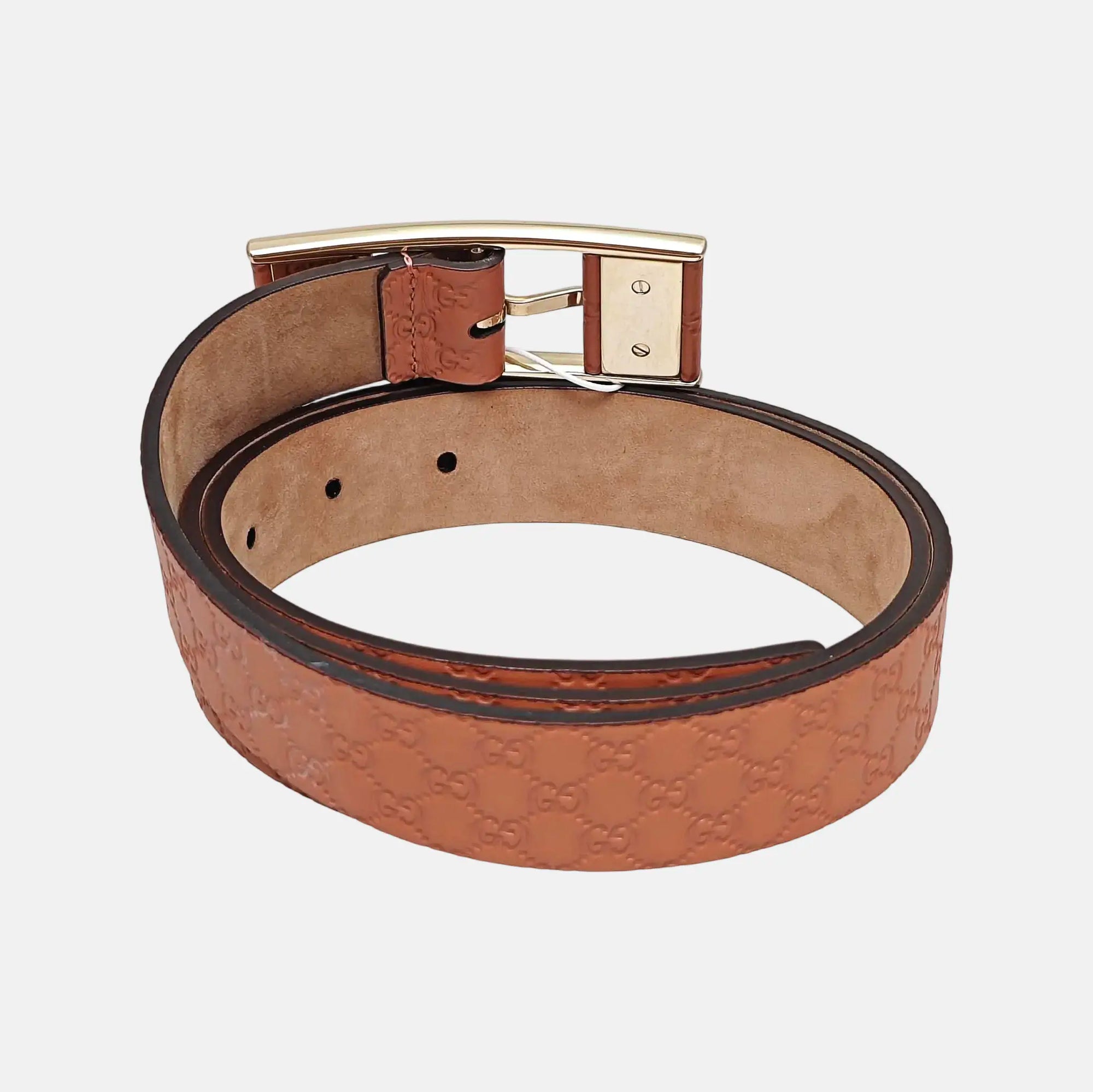 Leather Belt Orange