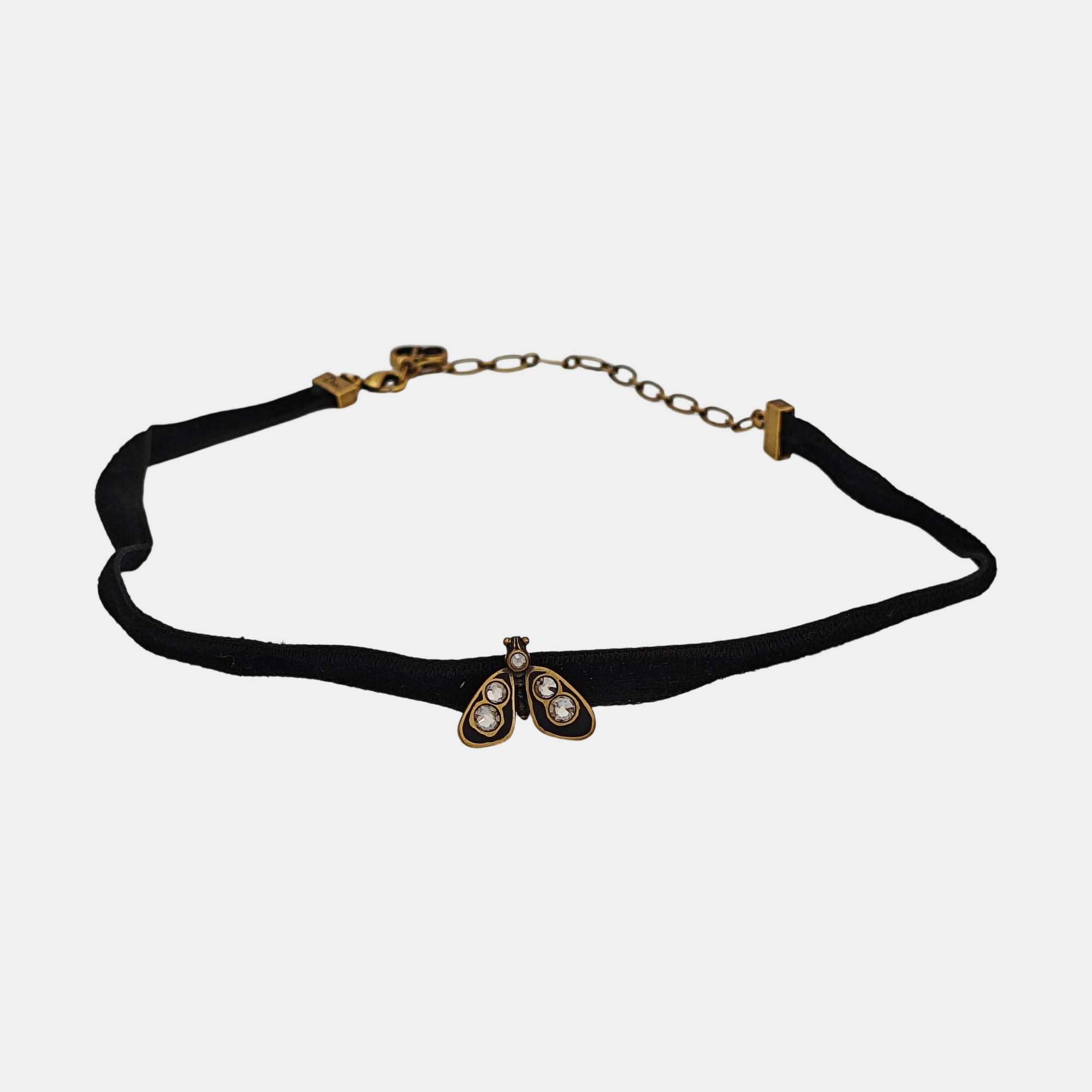 Synthetic Crystal Black Necklace