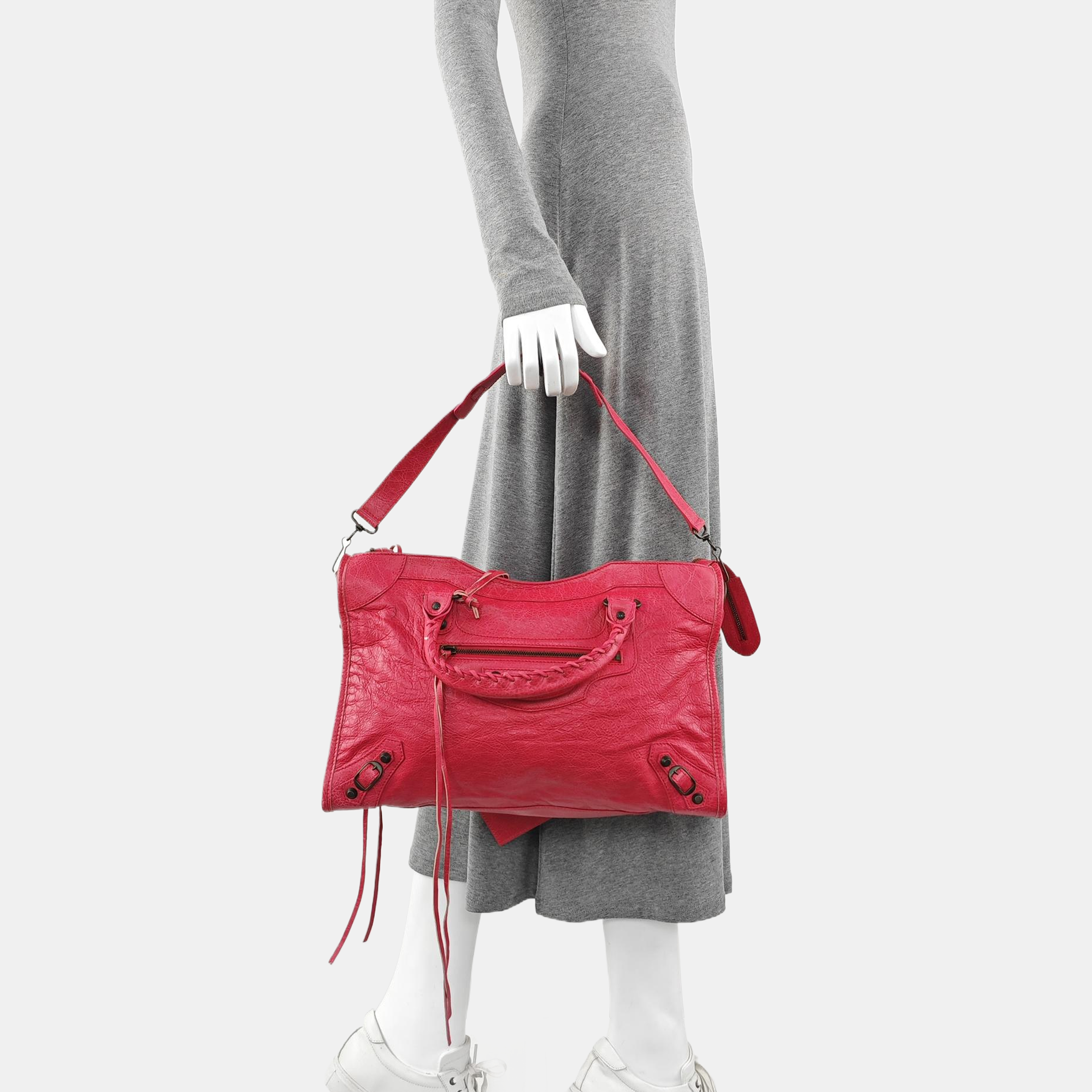 Classic City Medium Lambskin Pink