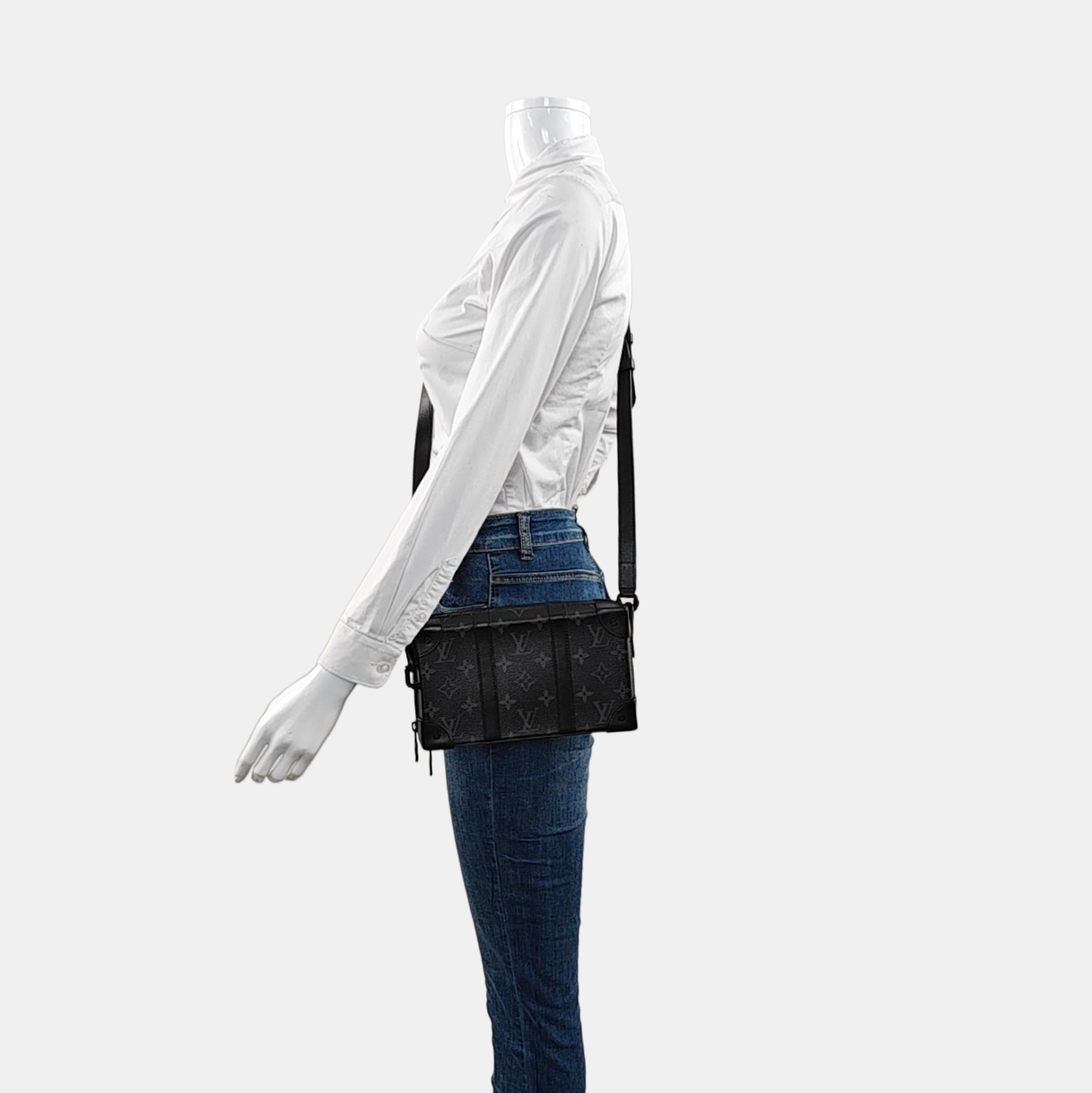 WALLET TRUNK Monogram Coated Canvas Gray