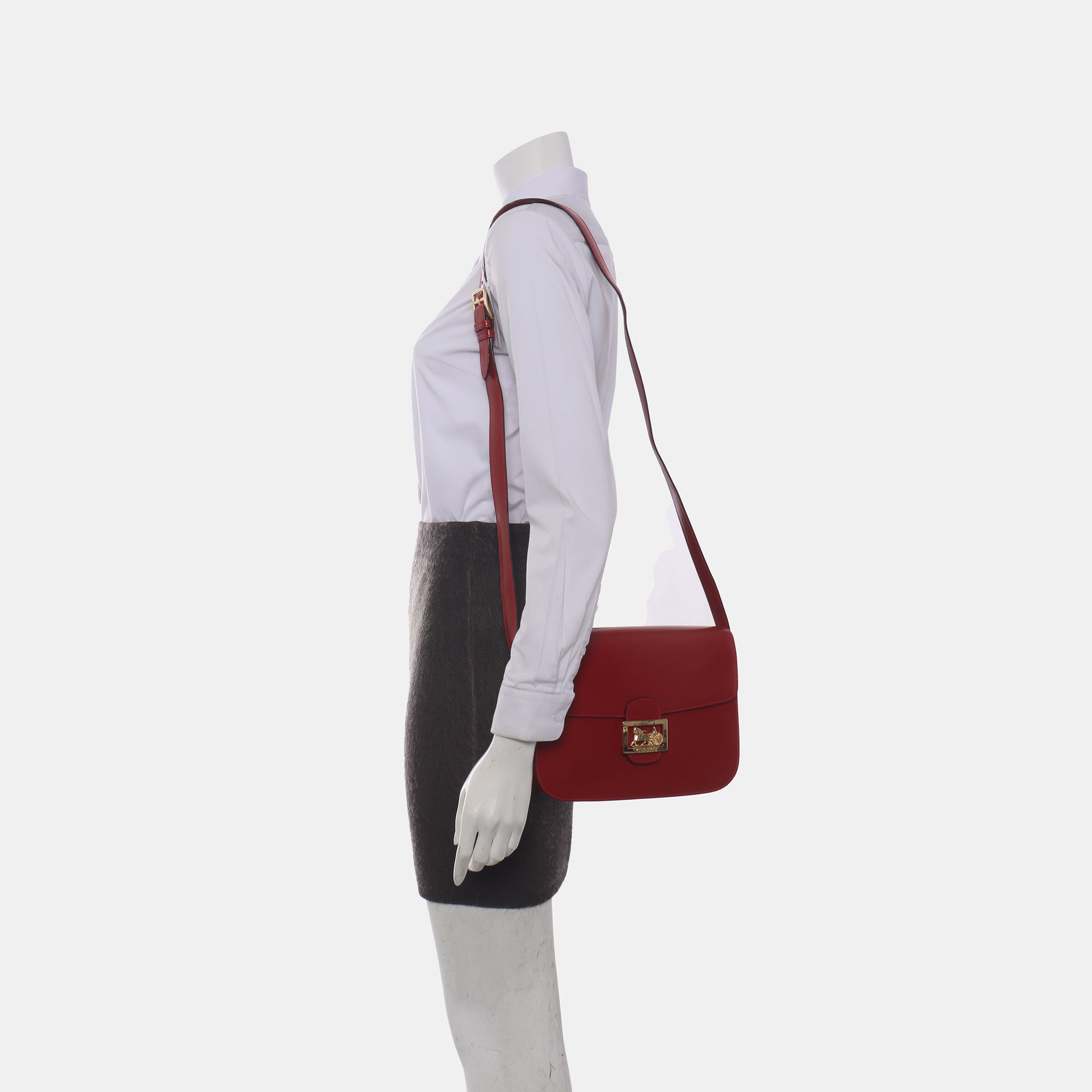 SULKY Medium Calfskin Red
