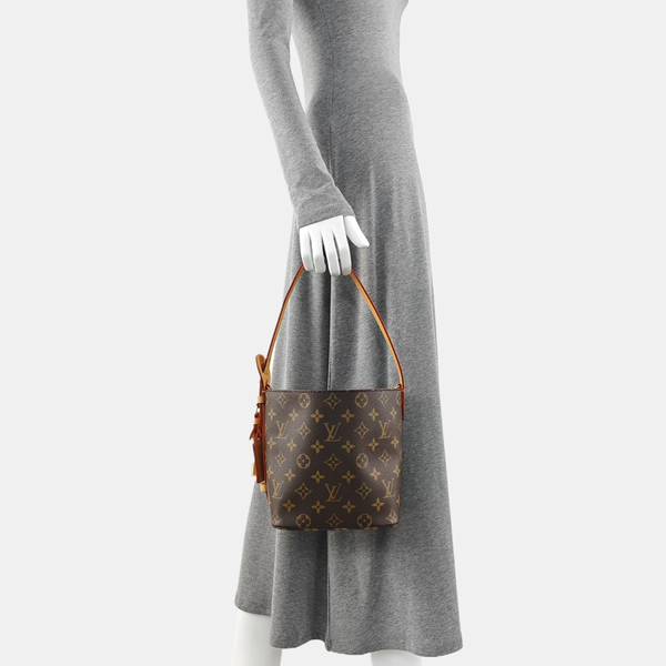 ALL IN Monogram Coated Canvas Brown