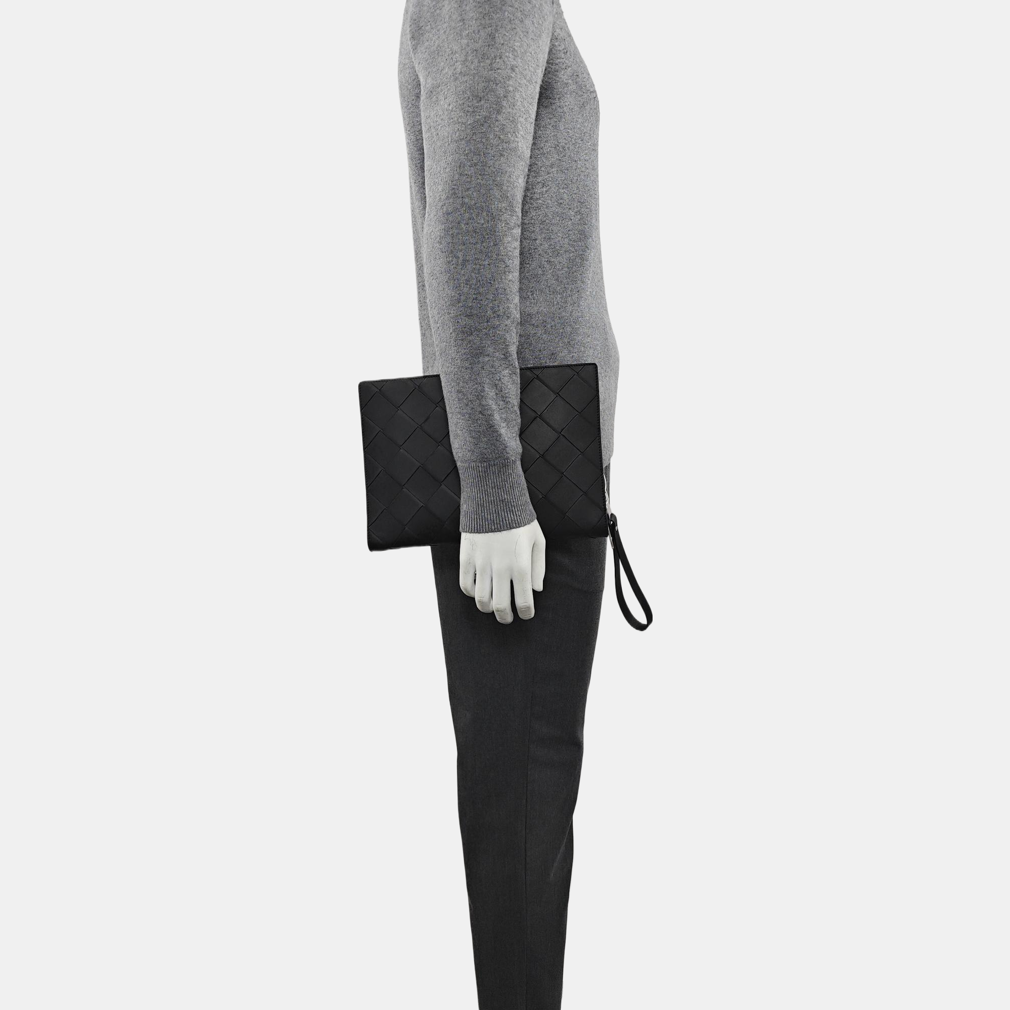 Calfskin Clutch Black