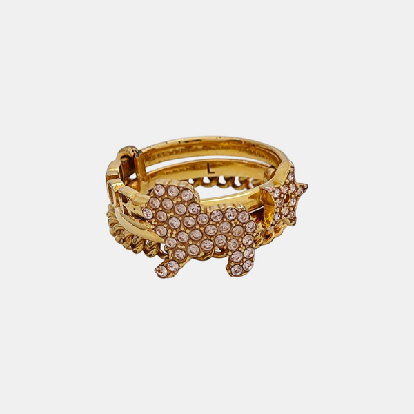 Diorable Metal Gold Ring EU 54