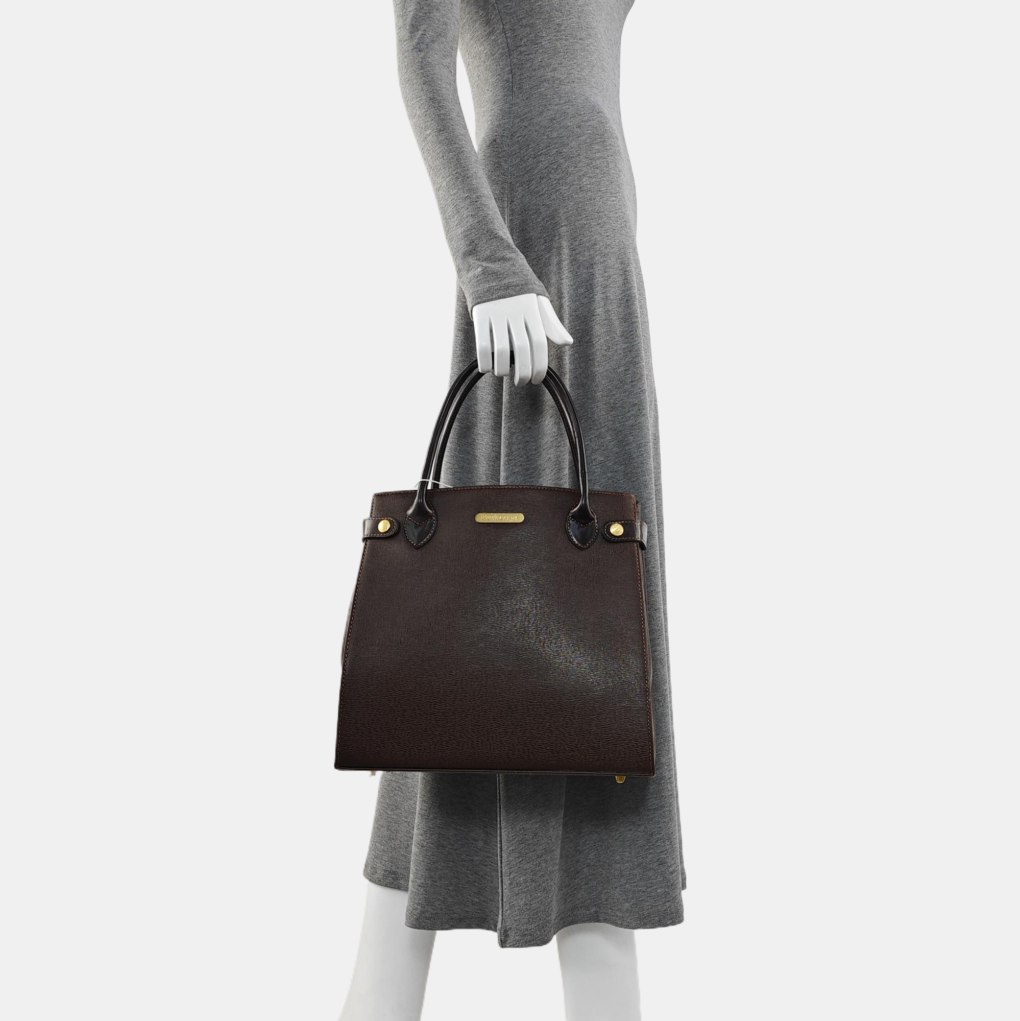 Calfskin Tote Bag Brown