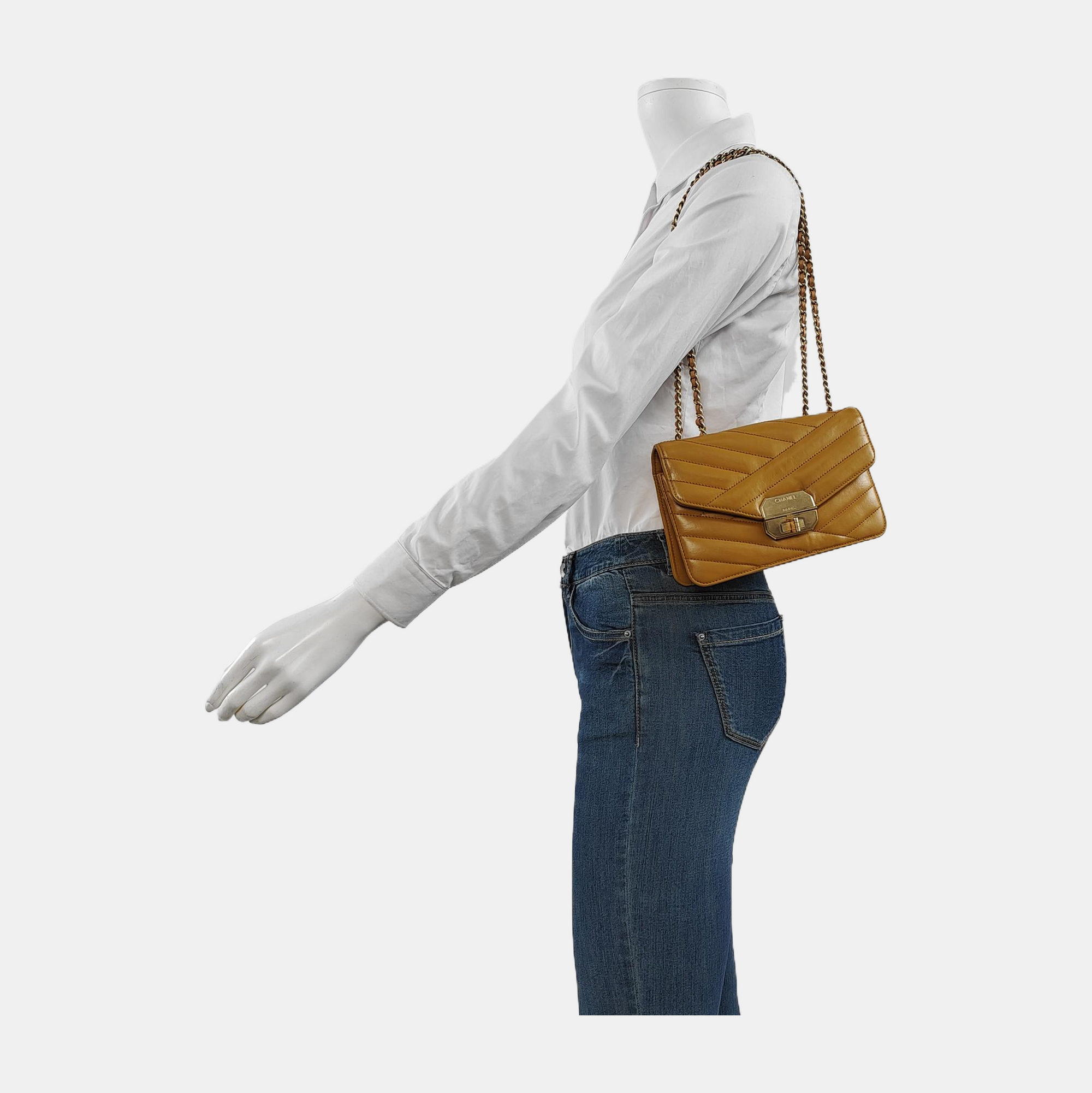 Quilted Calfskin Yellow