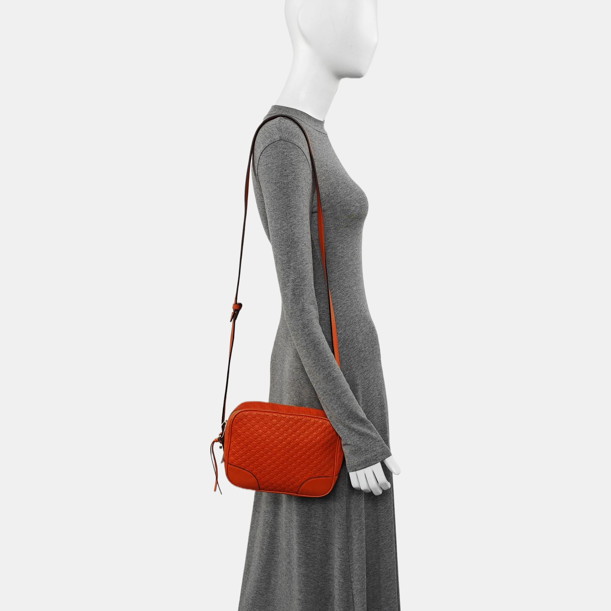 Bree Monogram Calfskin Orange