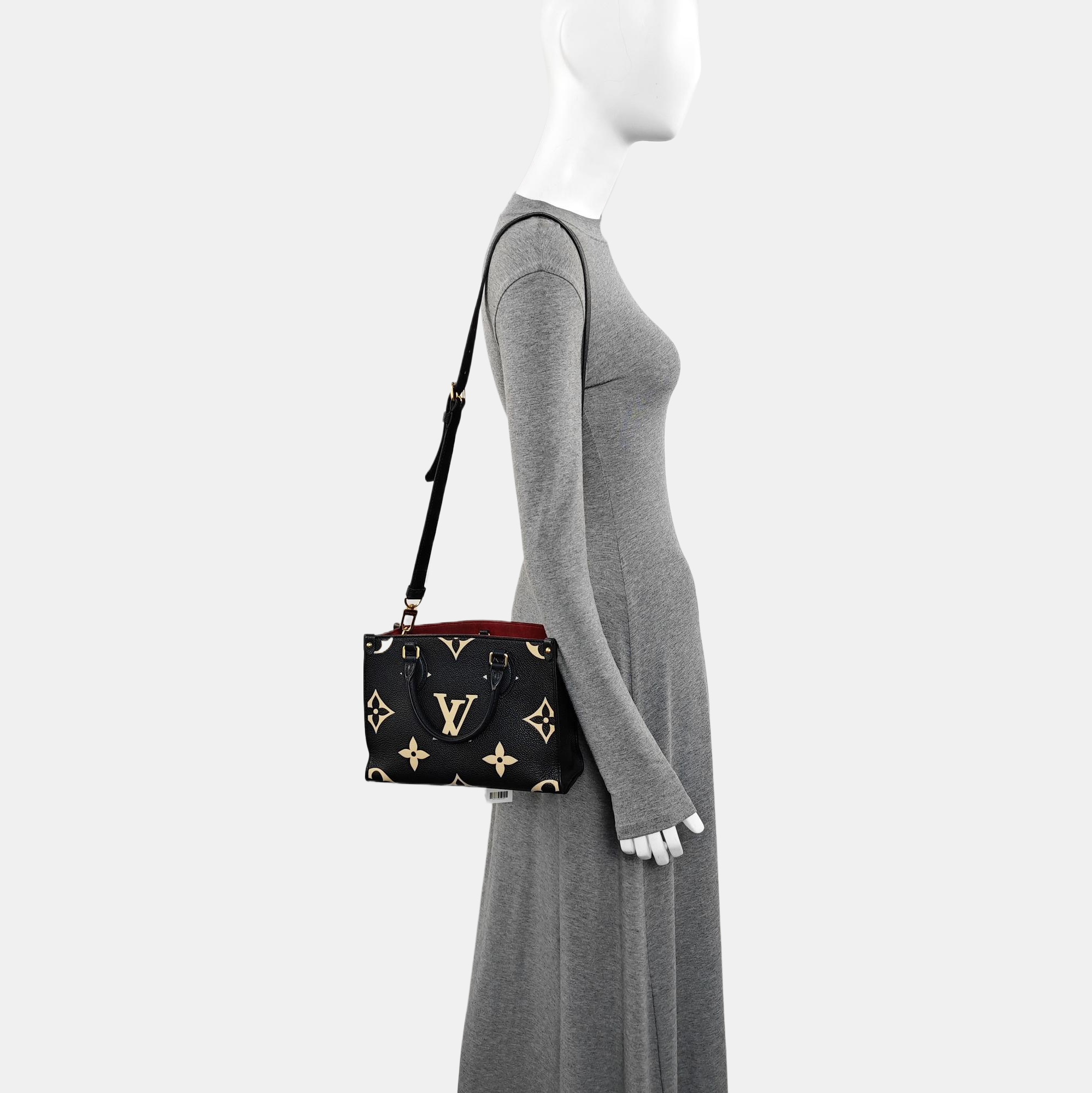 ONTHEGO PM Calfskin Black