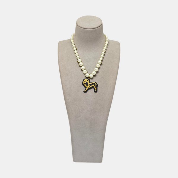 Faux Pearl White Necklace