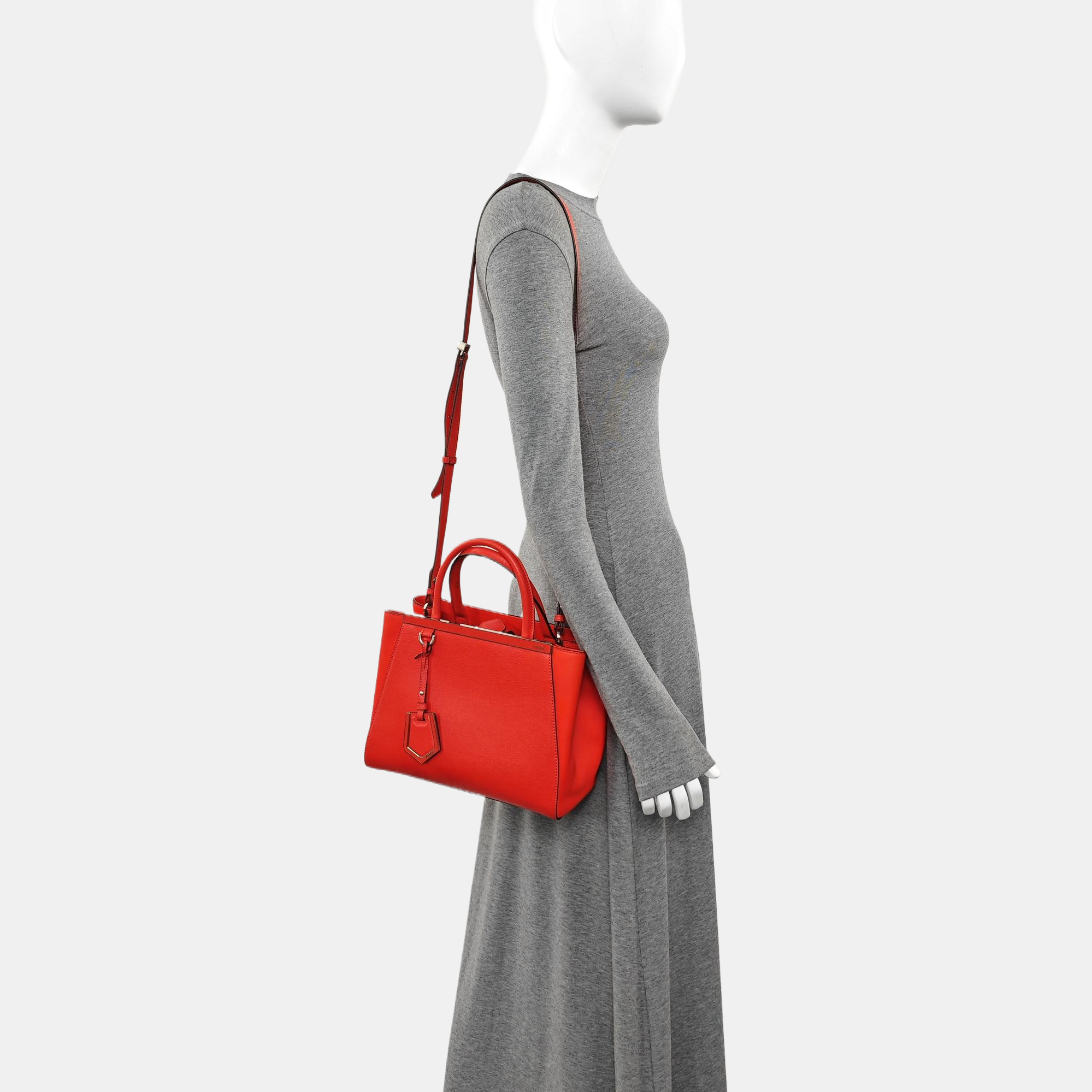 2 Jours Small Calfskin Red
