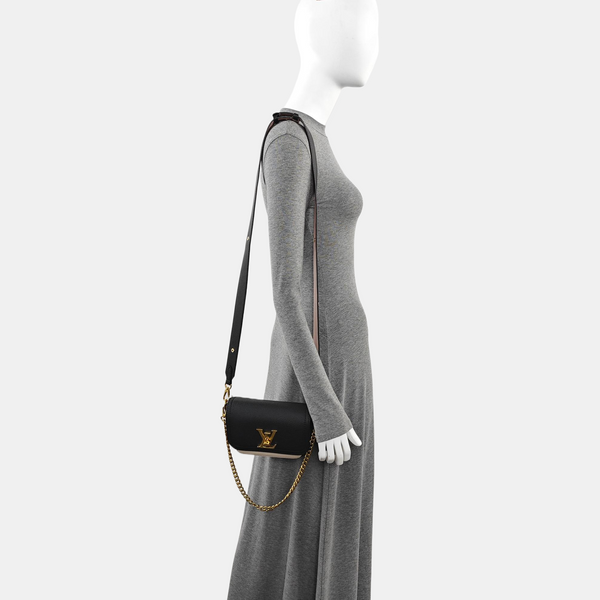 LOCKME TENDER BB Calfskin Black
