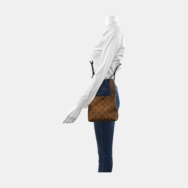 ATLANTIS PM Monogram Coated Canvas Brown