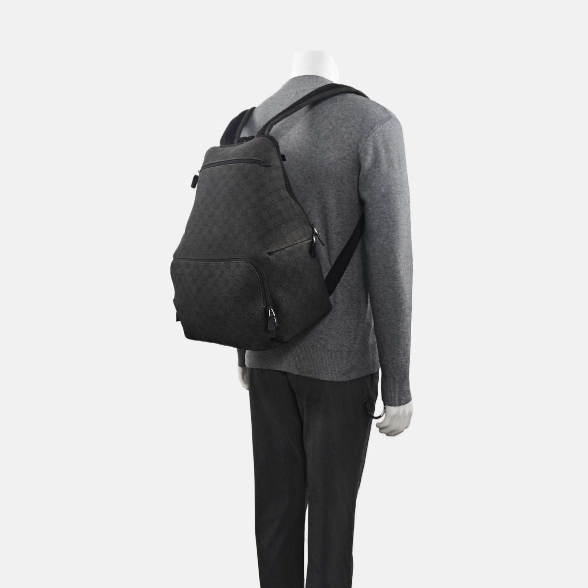 Canvas Backpack Black