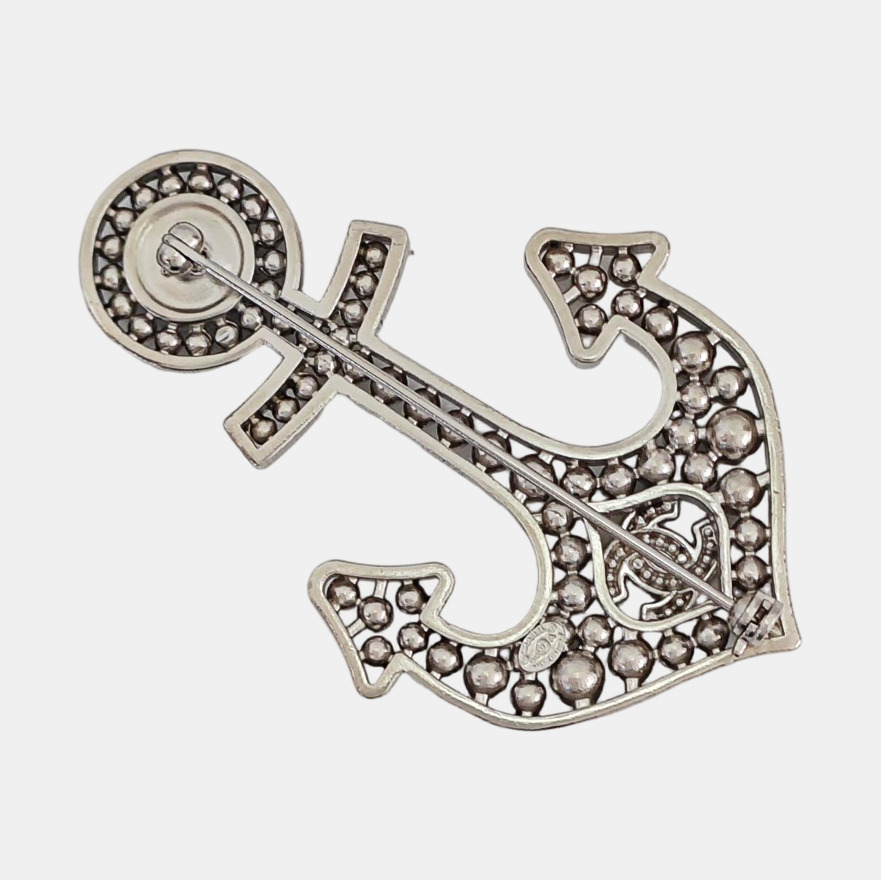 Metal Silver Brooch