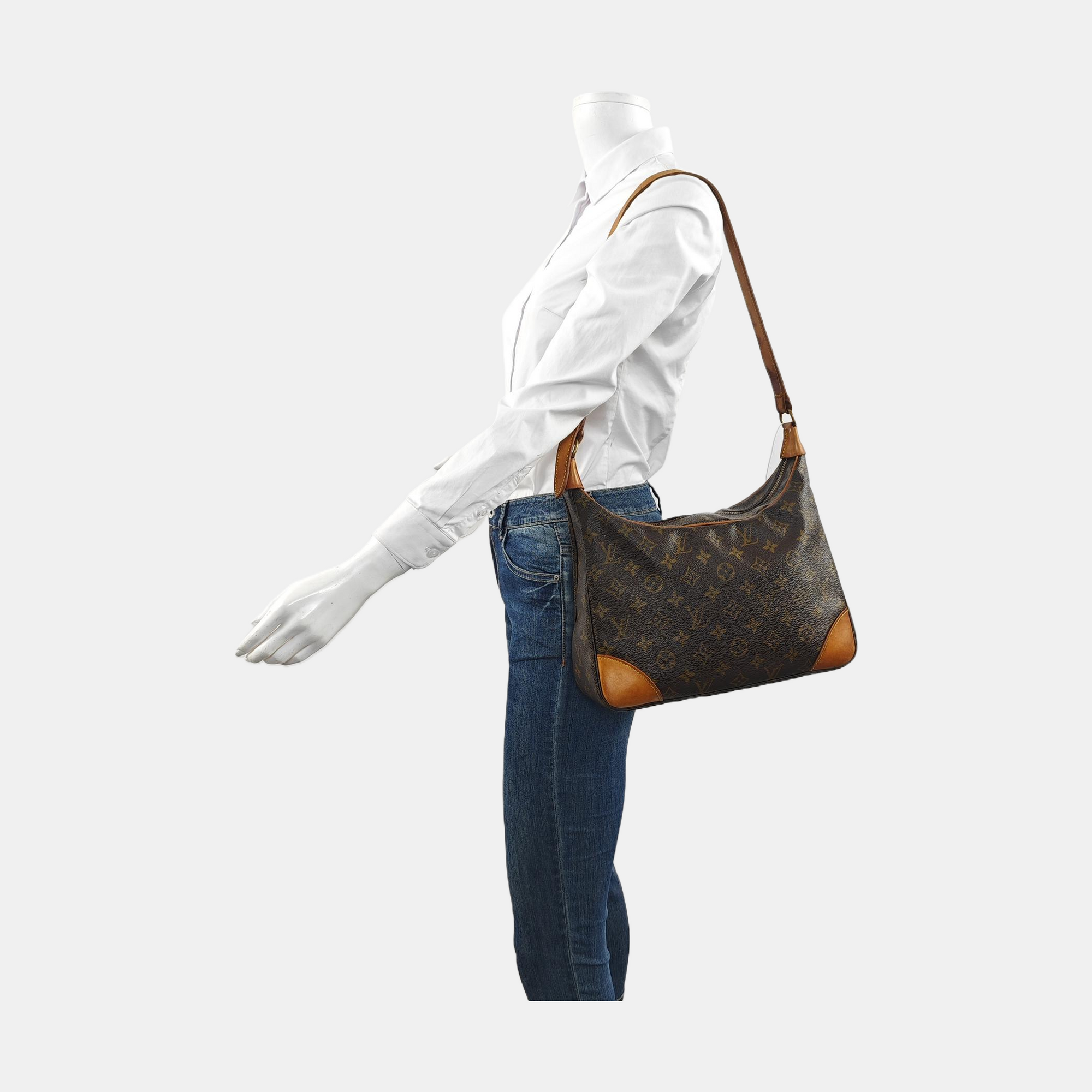 BOULOGNE Monogram Coated Canvas Brown