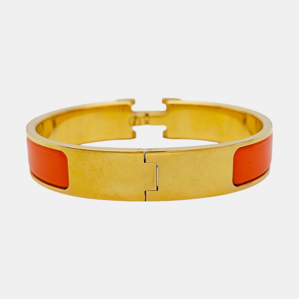 Clic H Metal Gold Bangle